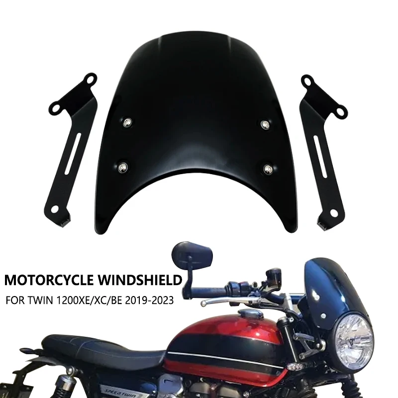 

Для Speed Twin 1200 XC 1200XE 1200XC 1200BE 2019-2023 лобовое стекло мотоцикла, дефлектор ветрового стекла, обтекатель ветрового стекла