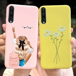 For Samsung Galaxy A70 Case Samsung A7 (2018) Fashion Pattern Candy Color Bumper For Samsung A7 2018 A 7 A70  Soft Silicone Case