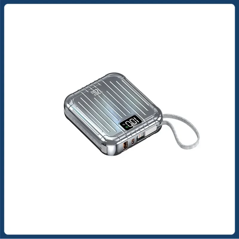 New Super Fast Charging Power Bank 10000mAh Large Capacity PD22.5W Portable Mobile Power Supply