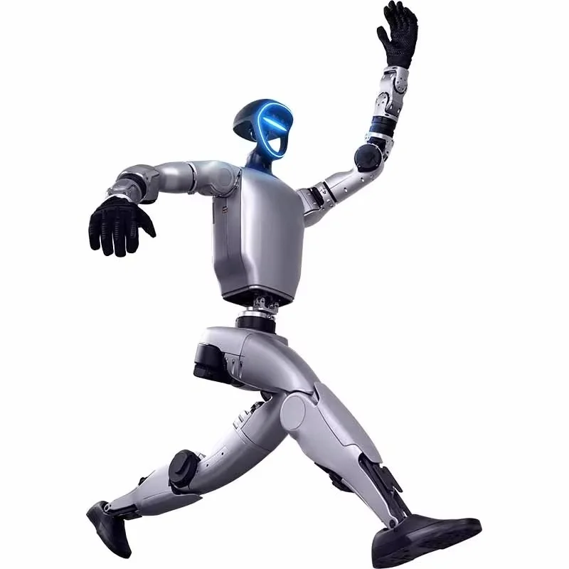 Robô humanóide inteligente básico de inteligência artificial mais flexível