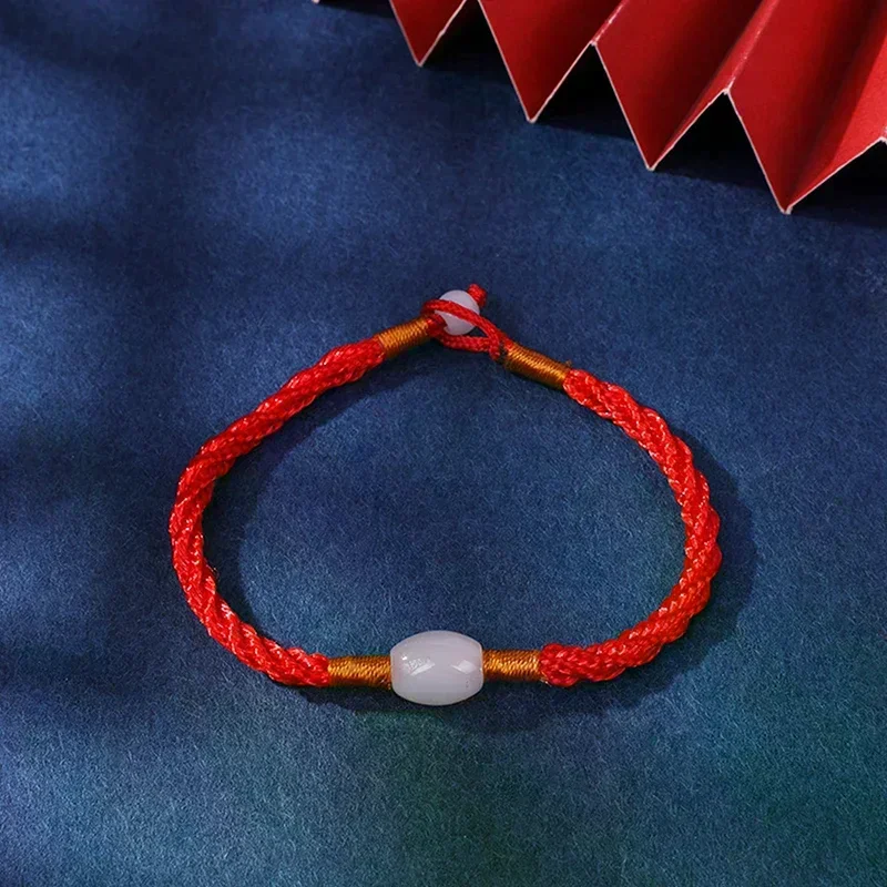 Handmade Braided Lucky Red Thread Bracelet Adjustable Ethnic Bracelet Men Women Friendship Bracelet Yoga Meditation Bracelet