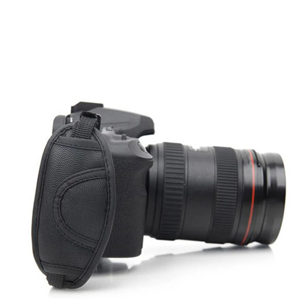 

2Pcs Camera Hand Strap Non-Slip PU Adjustable Wristband Stable Fixation Strap for Mirrorless Dslr Camera Photography