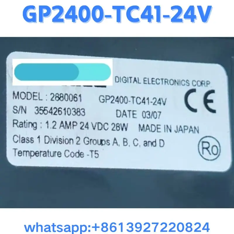 Pantalla táctil usada GP2400-TC41-24V prueba OK Envío rápido