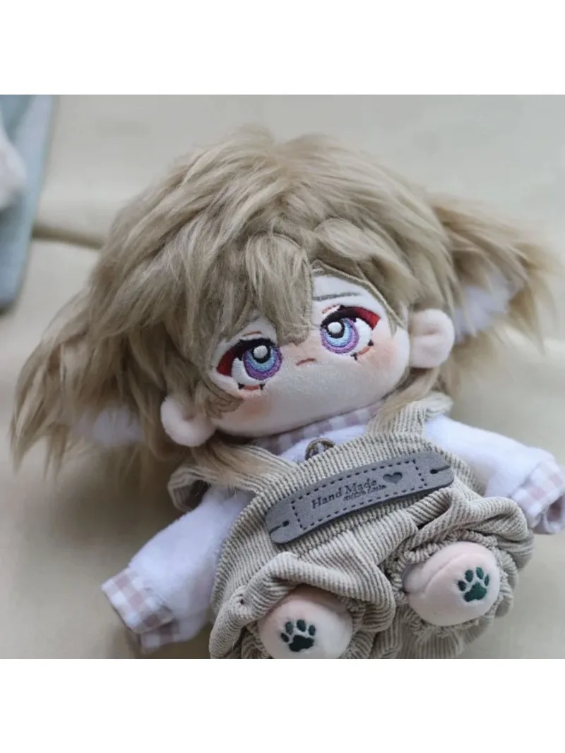 Game Anime Honkai: Star Rail Cosplay 20cm Aventurine Plush Adorable Embroidery Doll Toy Ear with Tail Plush Collect Student Gift