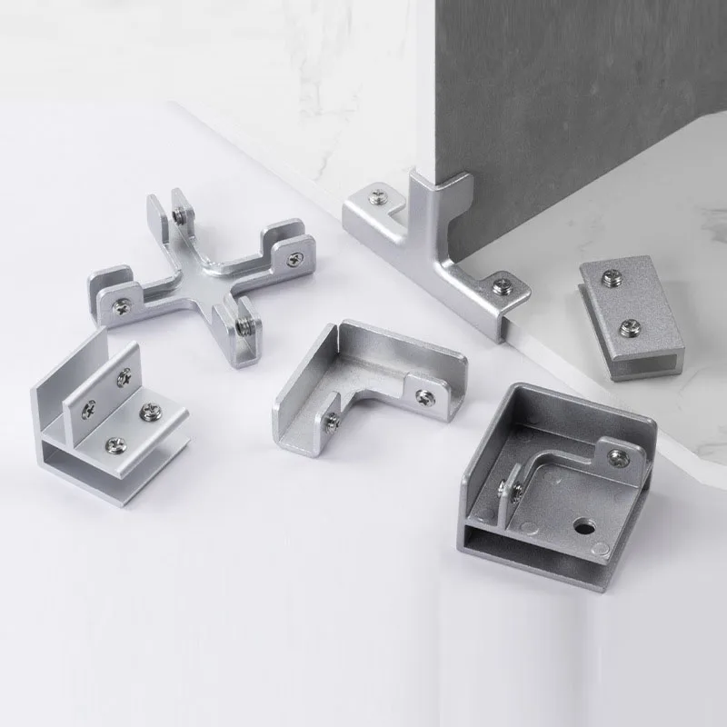 

4PCS Ceramic Tile Fixing Clip Glass Reinforcement Device Flower Pot Fish Tank Planting Box Buckle Connector Hardware