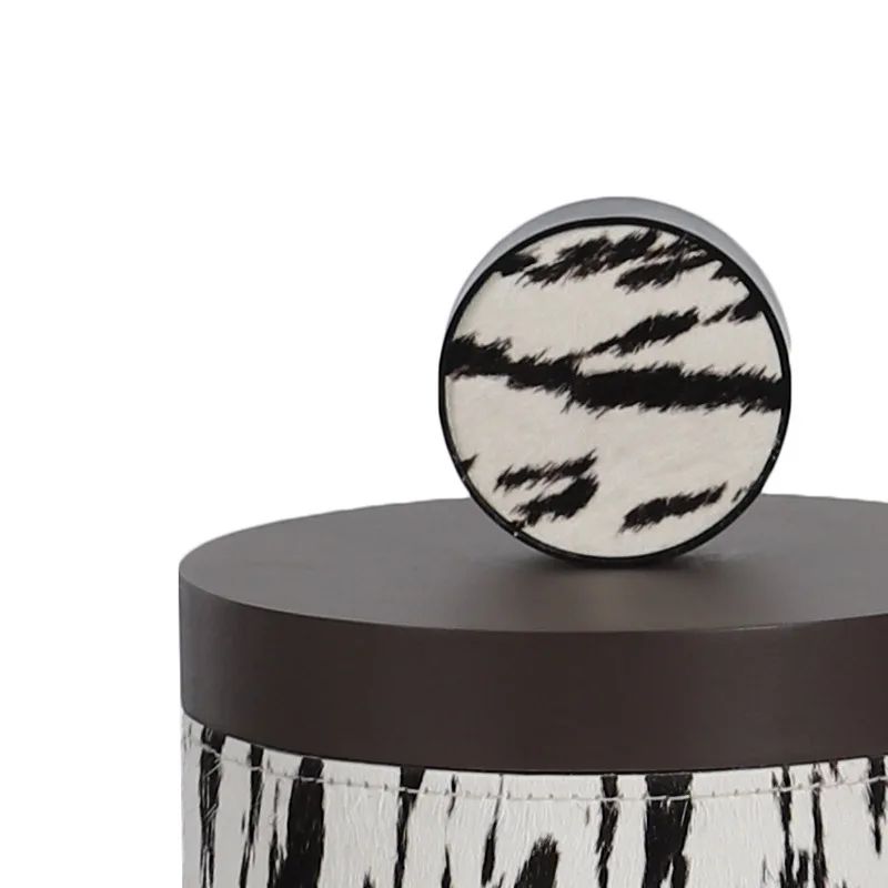 صندوق تخزين خزان ديكور خشبي إيطالي بسيط لغرفة الشاي وديكور منزلي لسطح المكتب