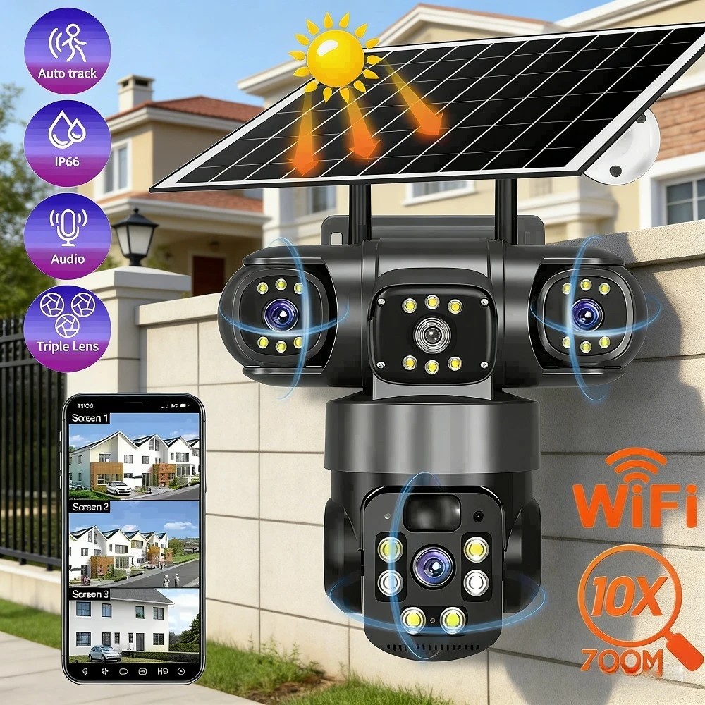 Solar Outdoor Secur…