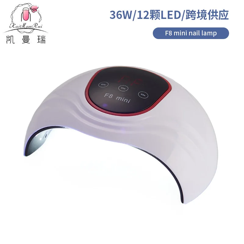Amazon manicura fototerapia luz uvLED luz de manicura inteligente 36W fuente de luz dual secador de manicura máquina de fototerapia al por mayor