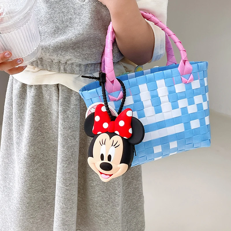 Disney Portemonnee Mickey Mouse Siliconen Zero Wallet Anime Minnie Mouse Portemonnee Studenten Mini Handtas Opbergzakken Muntzakken Geschenken