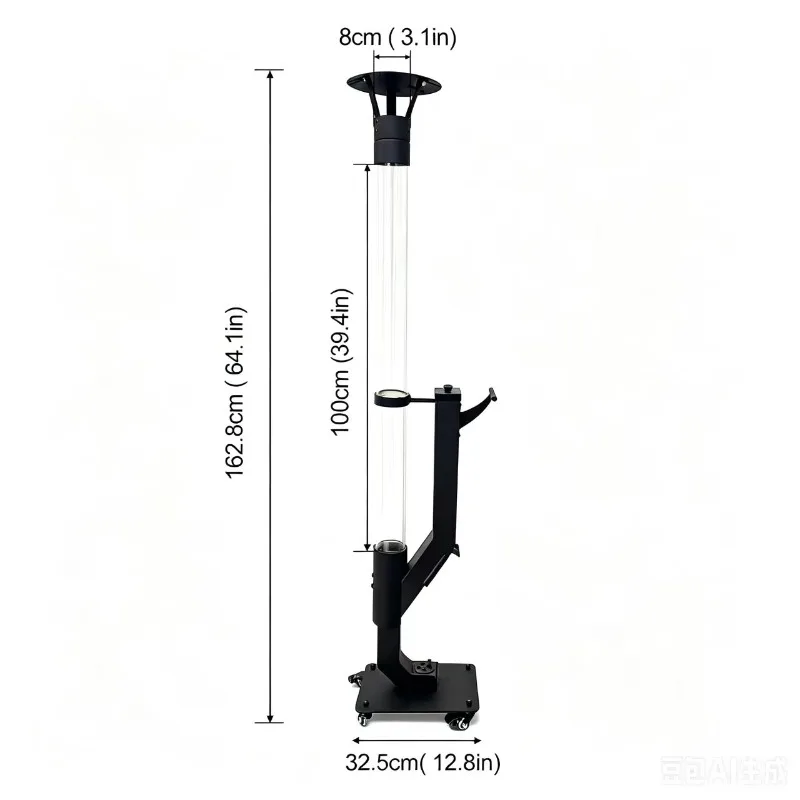 Rocket Stove - Stainless Steel Pellet Stove with Integrated Glass, Portable Heating Stove for Home Outdoor Camping
