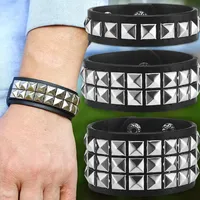 Punk Hip-Hop Gothic Nail Bracelet Rivets Casual Couple Bracelet Party New Year's Christmas Valentine's Day Birthday Gift