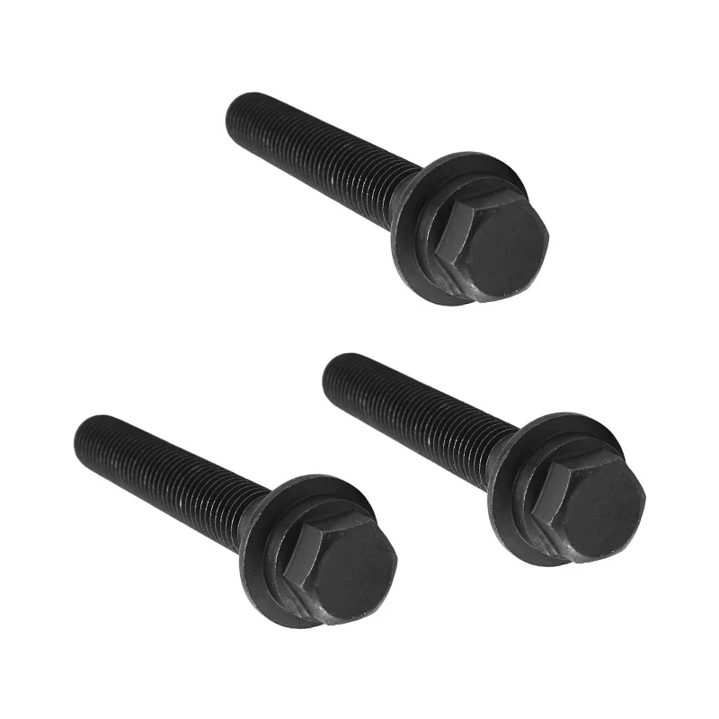 3PCS Crankshaft Pulley Mounting Bolt Engine Crank Fastener For Ford Transit Mk7 Mk8 Ranger Car Replacement Spare Part OE 1697695