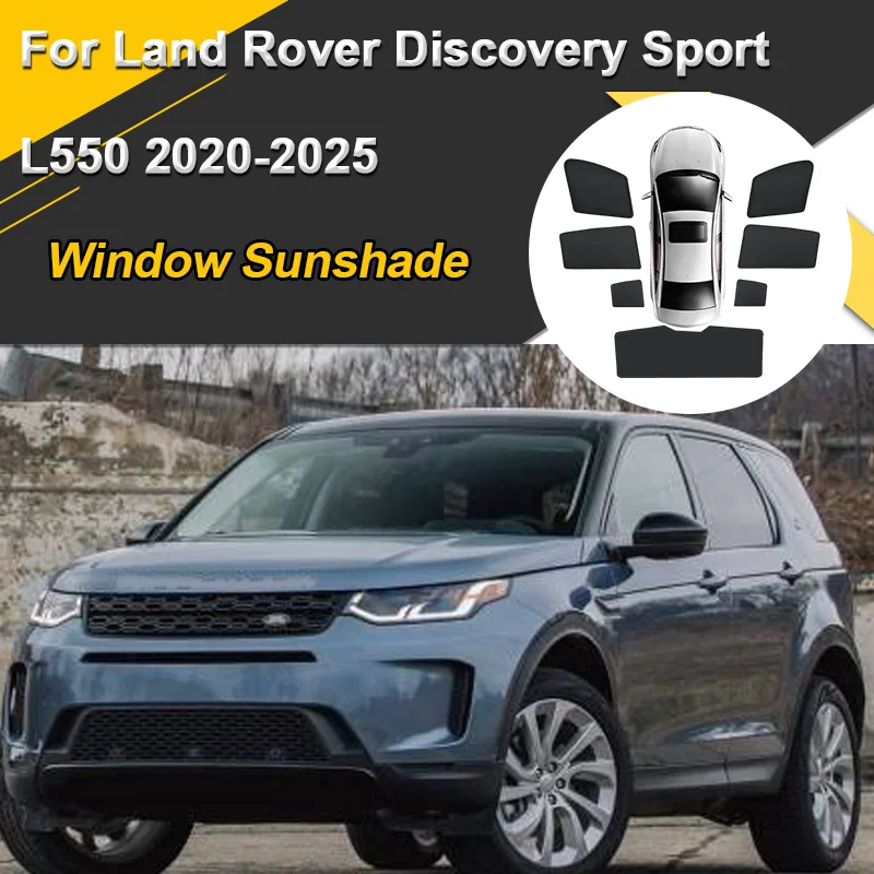 

Автомобильные солнцезащитные козырьки для Land Rover Discovery Sport L550 Facelift 2020-2025, солнцезащитные козырьки с магнитной теплоизоляцией, автоаксессуары