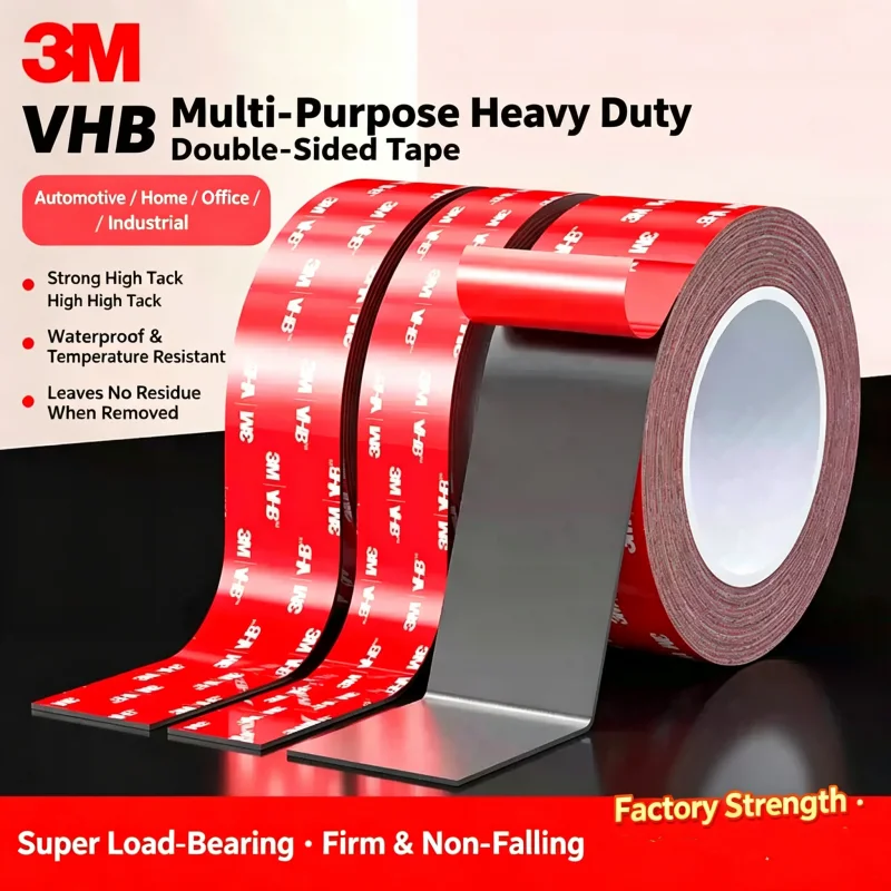 3M Strong Double-Sided Tape 20/30mm Width Self-Adhesive Thicken Foam Tape,Waterproof High Viscosity Tape for Automotive Use
