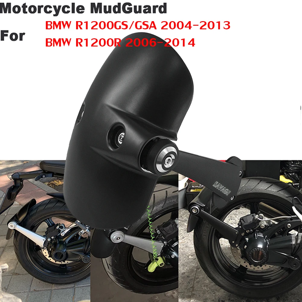 Motorcycle Rear Mudguard Fender Forward Splash Guard For BMW R1200GS R 1200GS ADV Adventure 2005-2012 GS1200 R1200R R 1200 R GS
