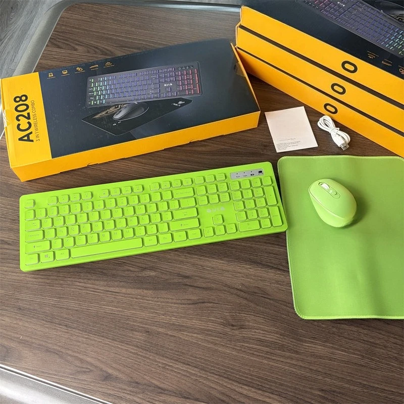 Desktop notebook universal wireless charging luminous 2.4G keyboard and mouse set