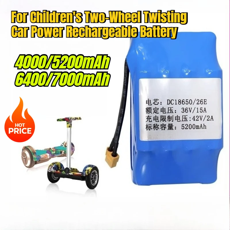 

Multi-capacity 36V 42V for Children's Two-Wheel Twisting Car Power Rechargeable Battery