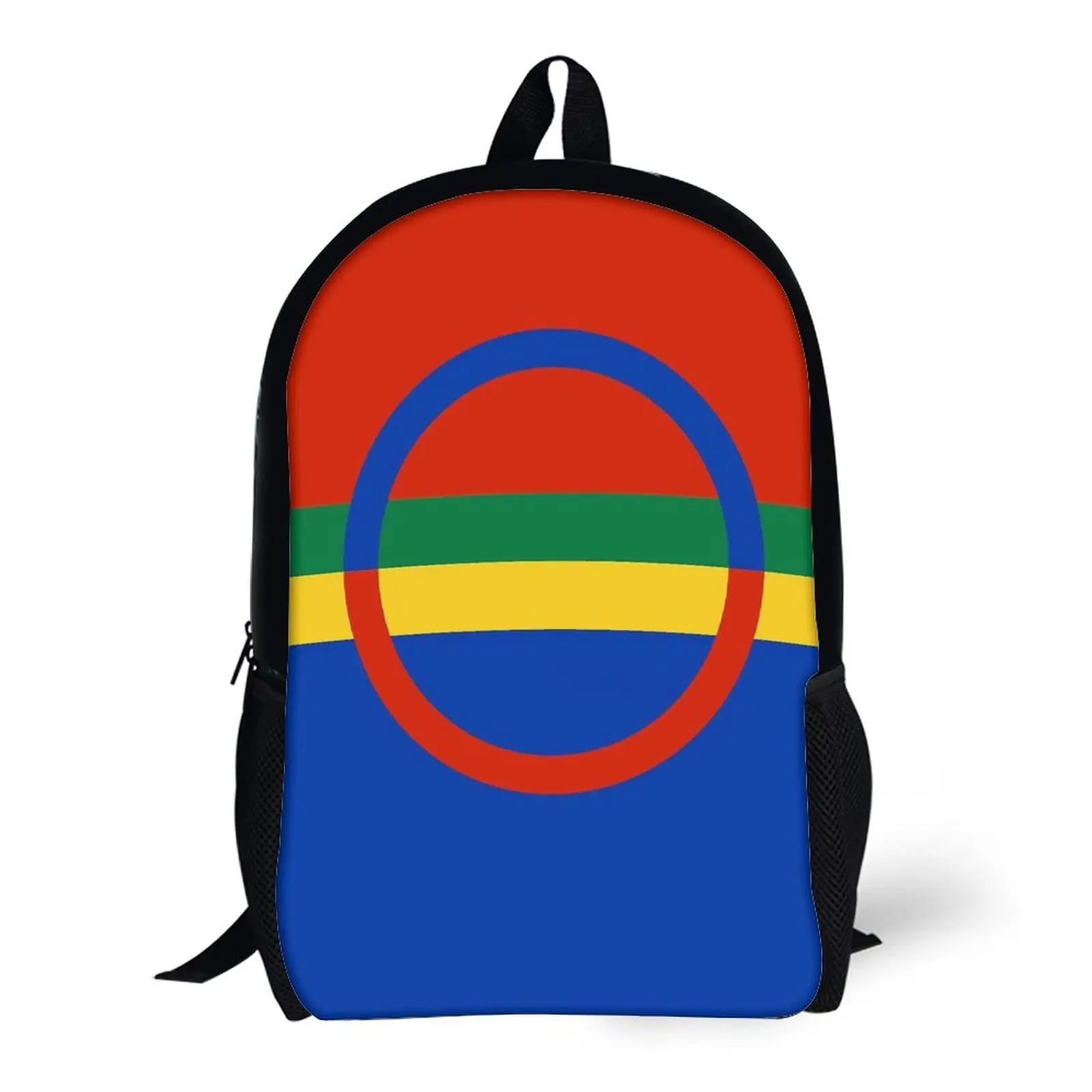 Vertical Durável Gráfico Backpack Set, lancheira, Pen Bag, Sami Bandeira, Cool Cosy Atividades Esportivas, rolo cobertor, 3 em 1, 17"