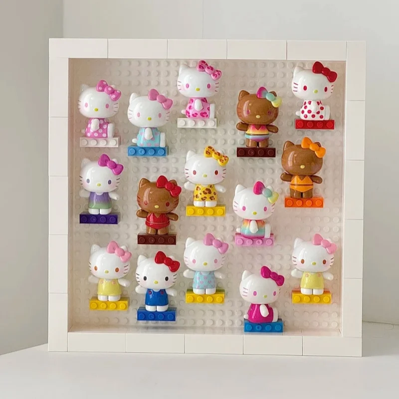

Sanrio Hello Kitty Summer Rainbow Candy Series Blind Bag Mini Figurine Cute Desktop Decor Collectible Gift for Women