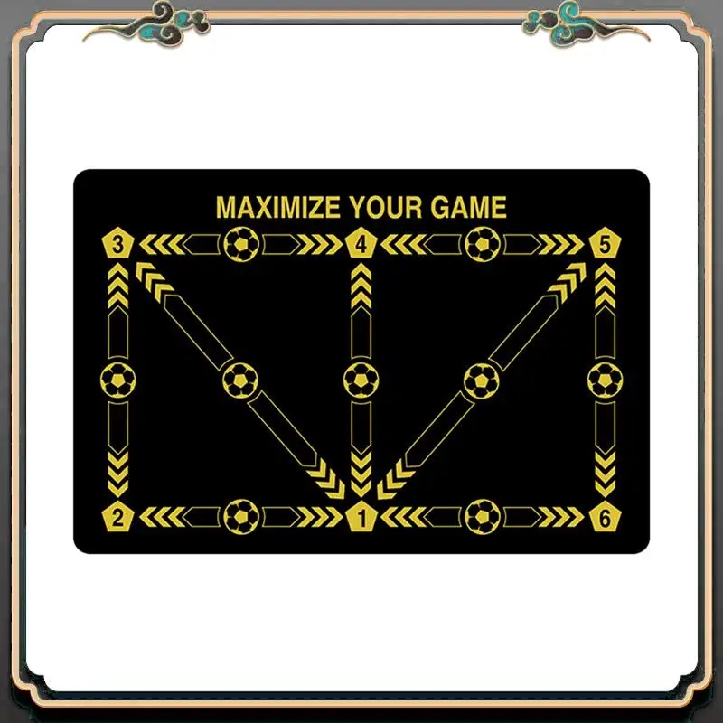 

Football Footstep Training Mat Non-Slip Footstep Training Mat Soccer Train Mat For All Levels,For All Ages 60*90Cm B