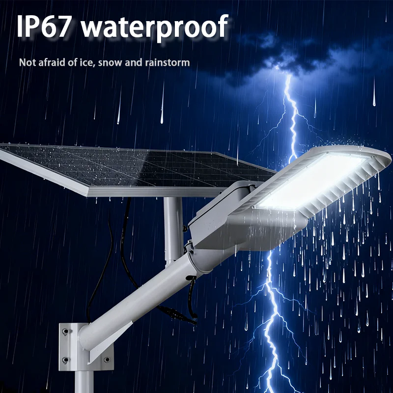 RUISENZHUO 7000W Solar Street Lamp Outdoor Solar Road Light Waterproof Sports Remote Control Lighting Garden Lighting Decoration