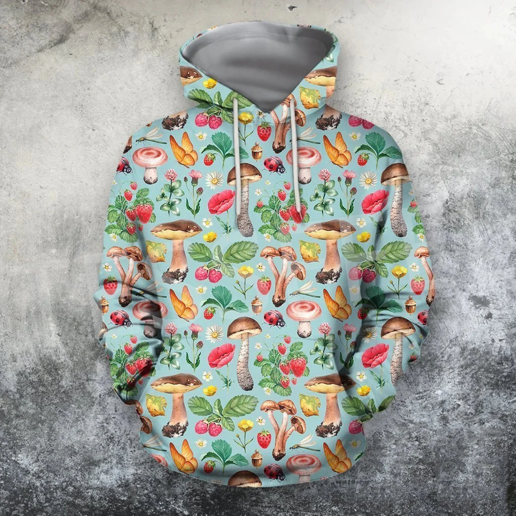 Tessffel Mushroom Hipple Psychedelic Trippy Tattoo Colorful Tracksuit 3DPrint Men/Women Streetwear Casual Funny Jacket Hoodies 2