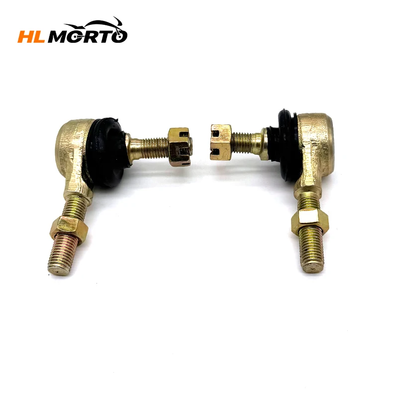 1 Paar 10 mm M10 Spurstangenkopf-Kits Kugelgelenk für 50 cc, 70 cc, 90 cc, 110 cc, 125 cc, 150 cc, 200 cc, 250 cc, 300 cc, ATV, Quad, Dirt Bike, 4-Rad