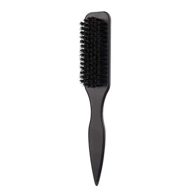 Bristle Slick Back Hair Brush for Sleek Ponytail & Edge Control