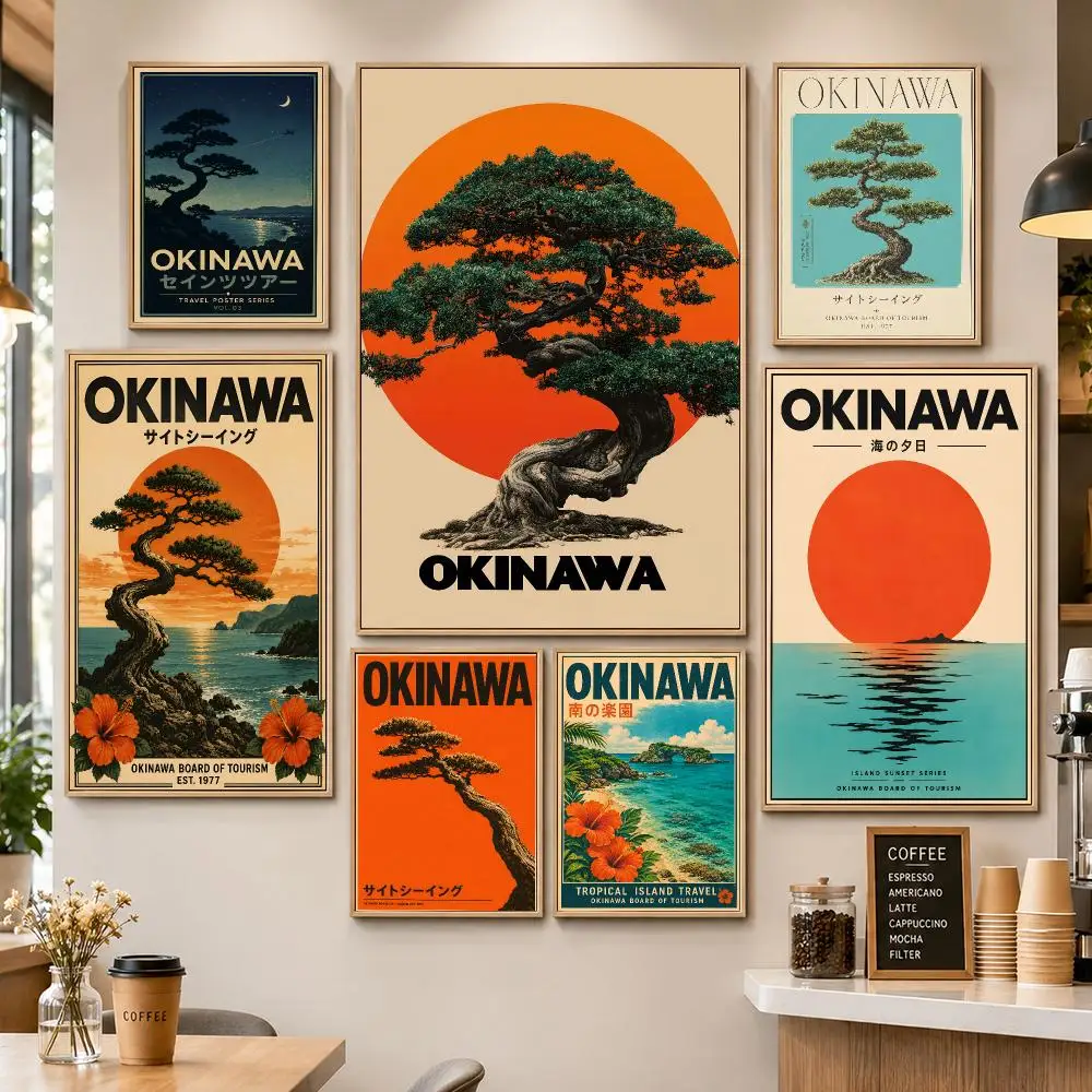 Travel Okinawa Japan Tropical Style Poster HD Wall Decor Apartment Dorm Office Cafe Bedroom Home Gift