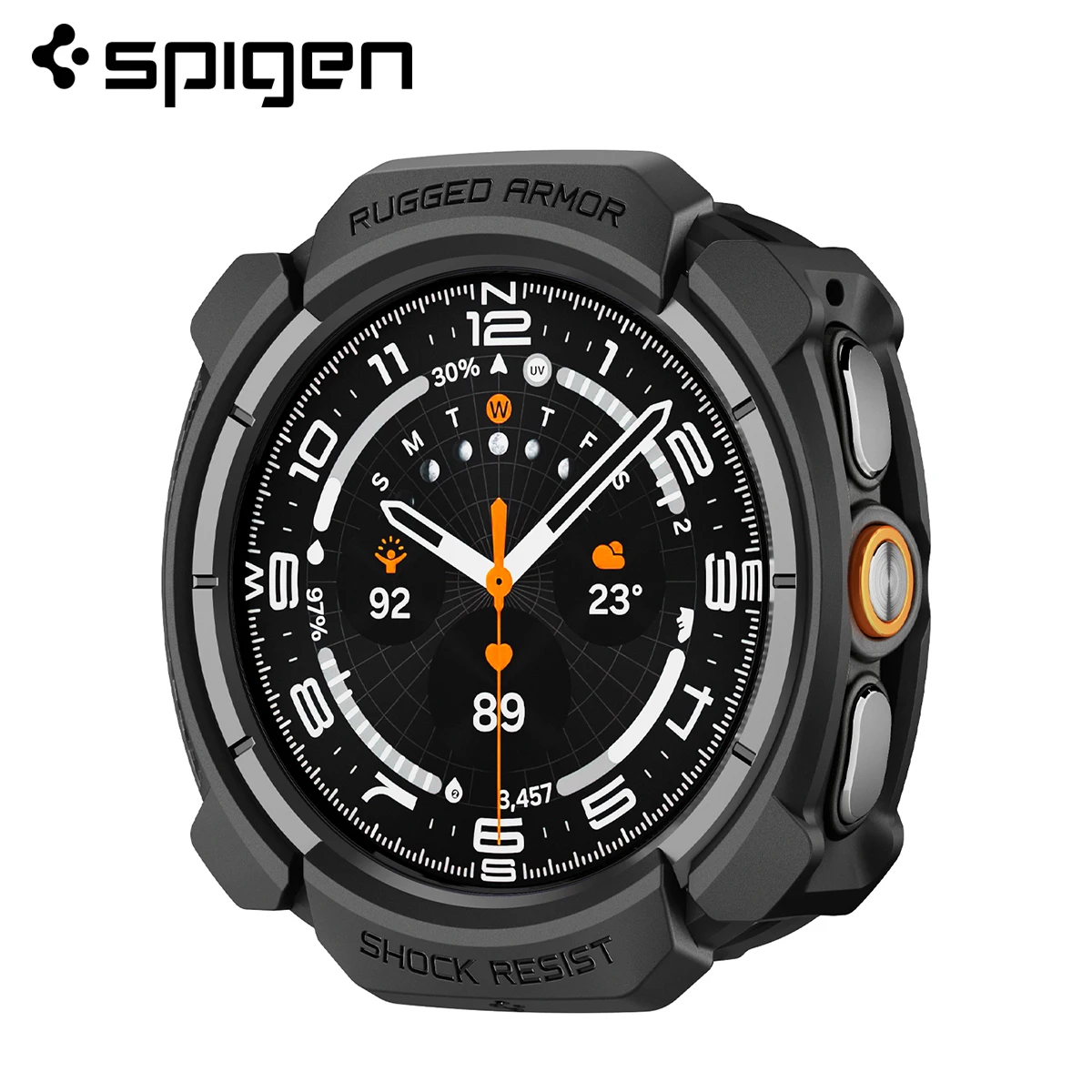 Image of Spigen Rugged Armor Hülle für Samsung Galaxy Watch Ultra 2 (47mm) 2026