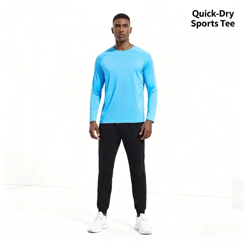 

Летняя облегающая солнцезащитная рубашка с круглым вырезом и защитой от ультрафиолета для альпинизма и рыбалки на открытом воздухе