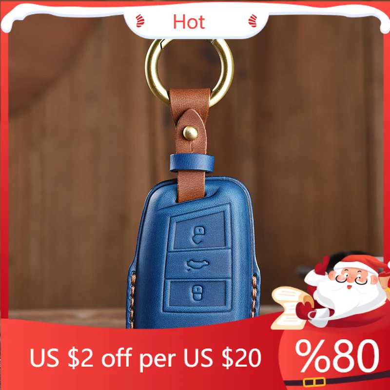 

Горячая защита из натуральной кожи для VW Volkseagen/Passat/B8/Golf7/MK7/Tiguan/MK2/Magotan чехол для ключей, брелок, внутренние наклейки