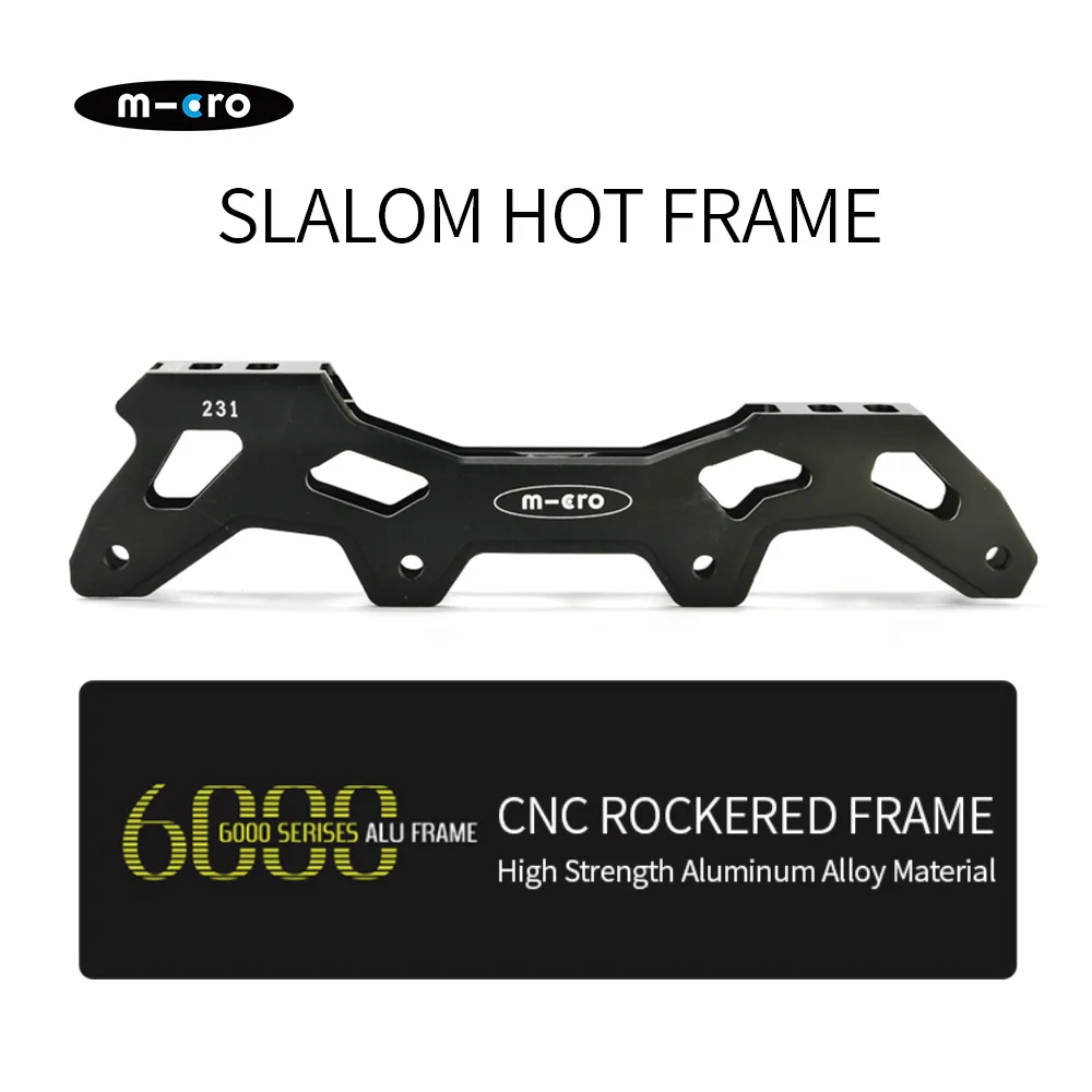 Micro Skate Rocker HOT FRAME,231/243mm,DELTA,6000S CNC  Aluminium,LightWeight for FSK Slalom,High Speed,Stable and Control