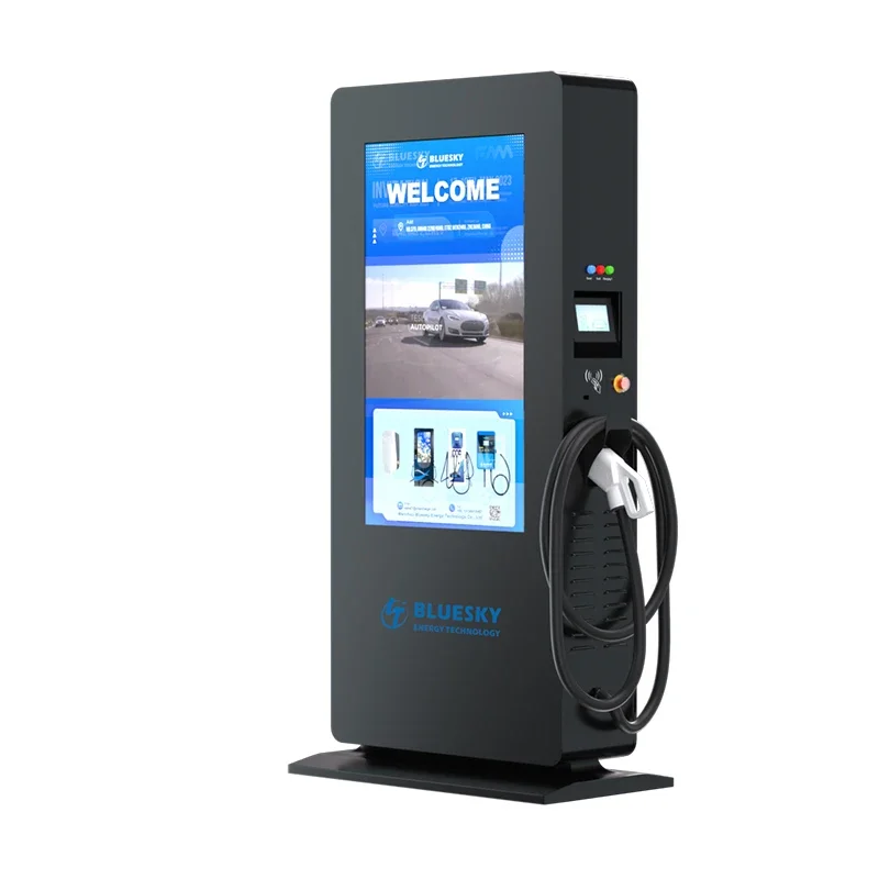 60KW Commercial Electric Vehicle Dual Charging Station GBT OCPP Dc Charger Ev Charging Station For Electric Vehicles