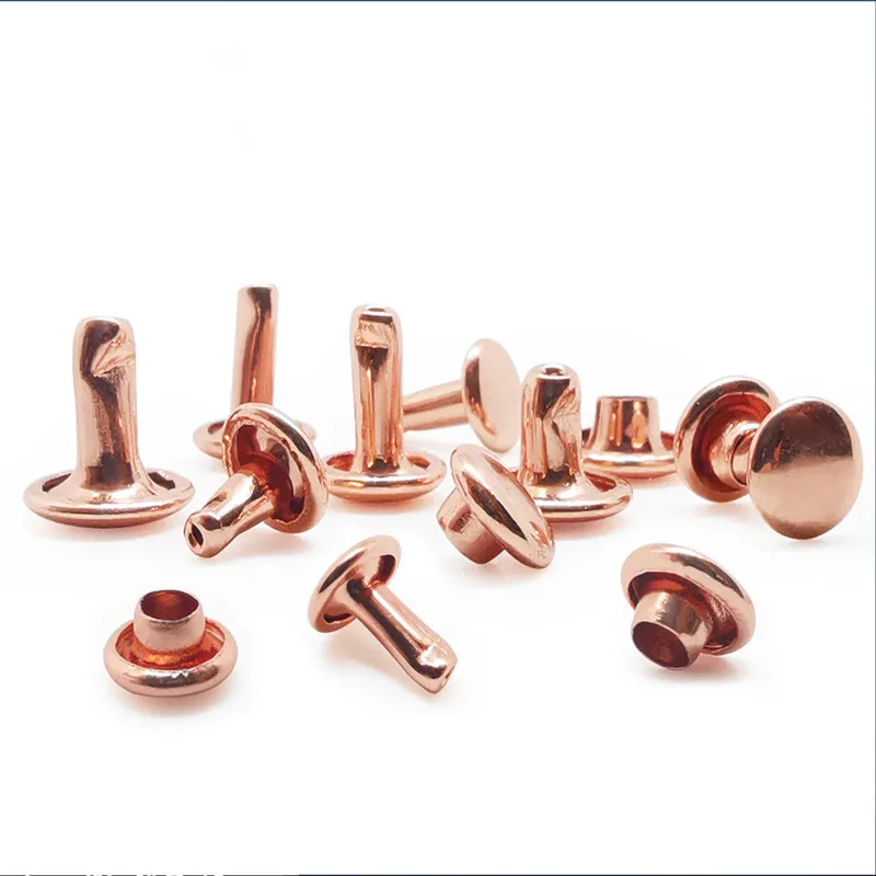 

Металлические одно- и двусторонние гвозди розового золота, женские заклепки, декоративные гвозди, ремень для багажа, шляпа, одежда, круглые шипы, гвоздь, сделай сам