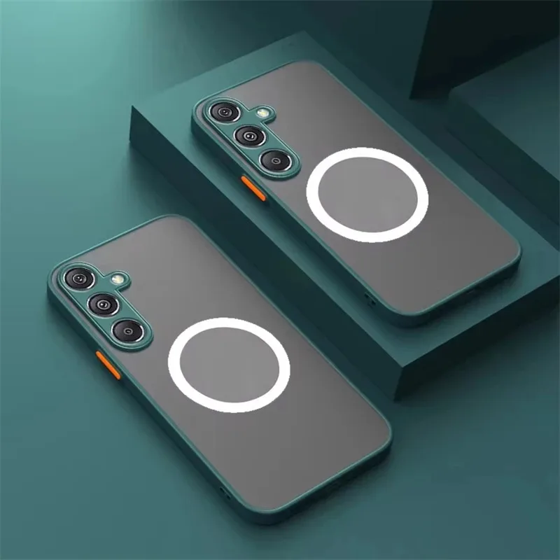 Luxuriöse Magnetische Hülle für Samsung Galaxy A56 A55 A54 A17 A16 A57 A37 A36 A26 A35 A15 A53 A34 A14 A13 A51 A71 5G Handyhüllen Cover