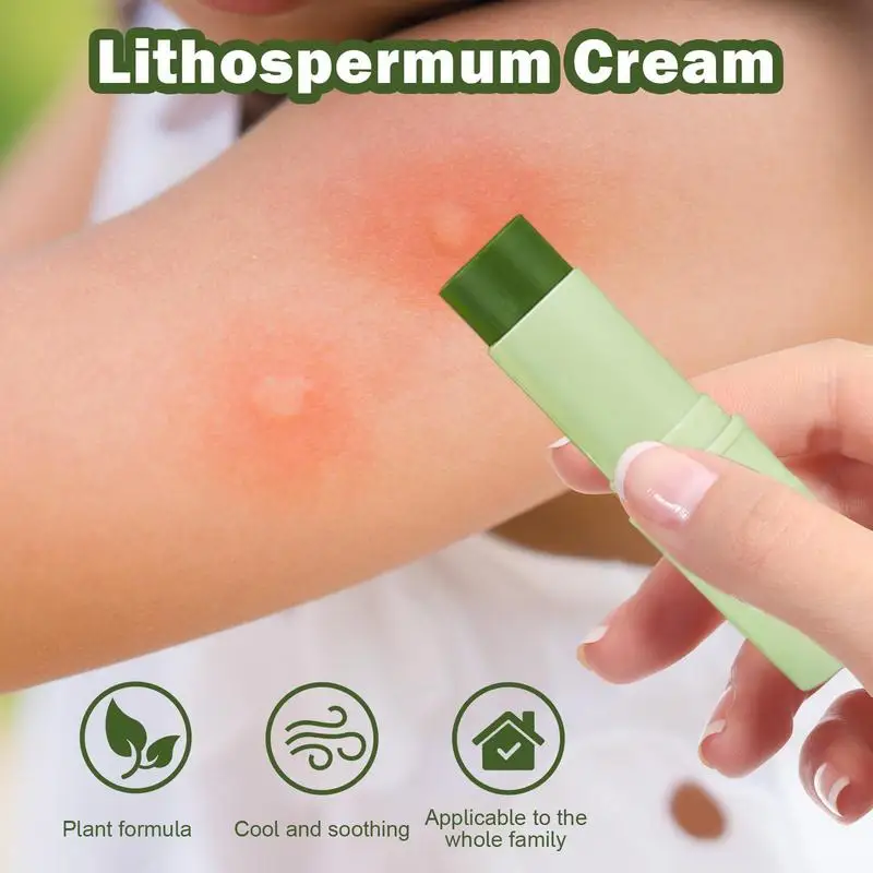 Lithospermum Cream 7g Soothing Anti-Itching Stick Anti-Itching Repair For Skin Relief For Kids Adults Against Summer Bites