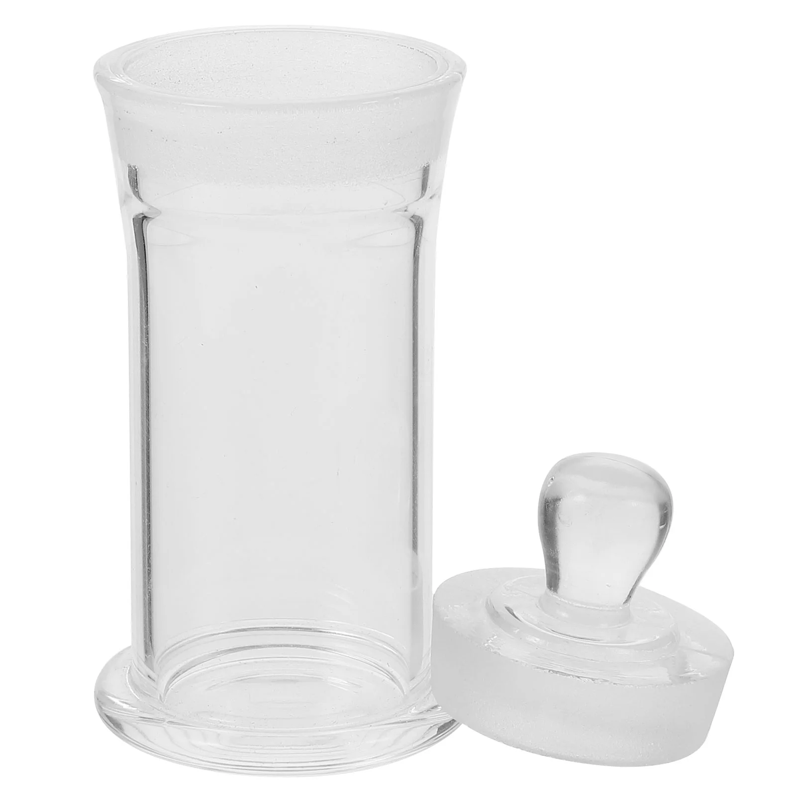 

45Ml Clear High Borosilicate Glass Sample Bottle Specimen Vial Laboratory Jar With Lid For Supplies Lightweight