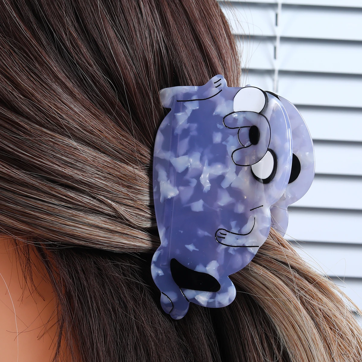 Chic Dog-Shaped Hair Claw for Stylish Women - Secure & Elegant Accessory, Perfect Birthday Gift