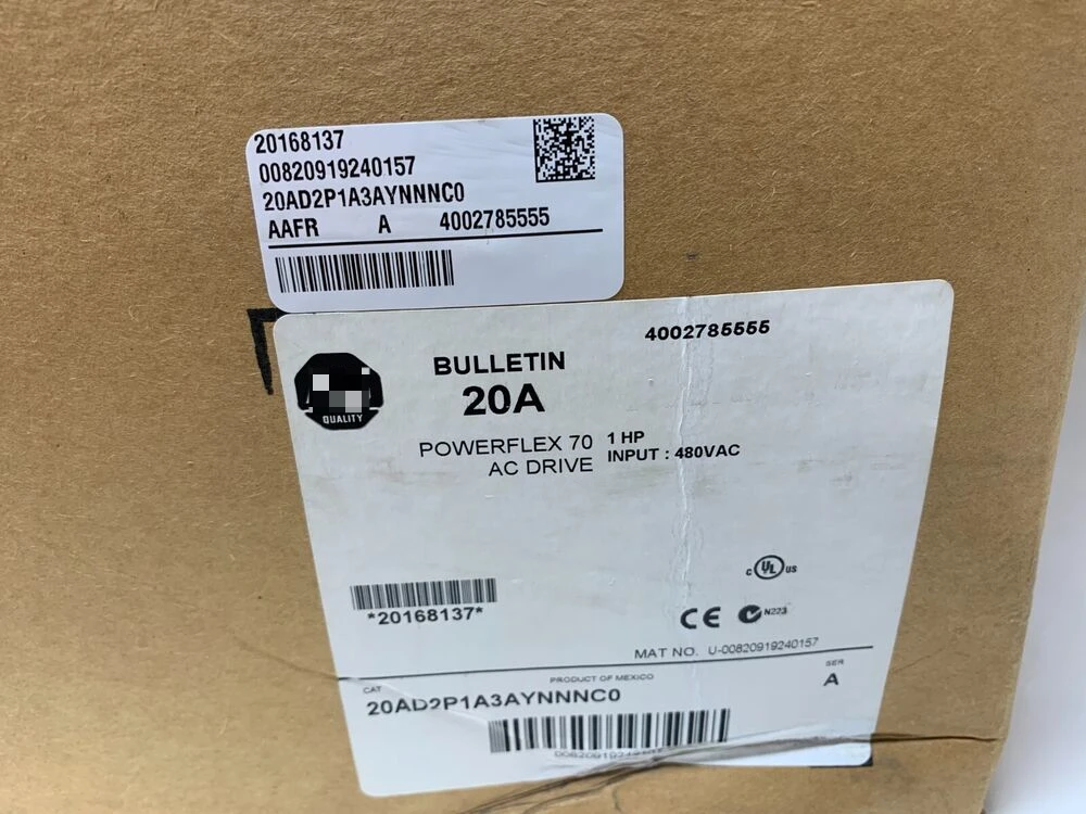 

AB 20AD2P1A3AYNNNC0 PowerFlex 70 Series AC Drive Free Shipping