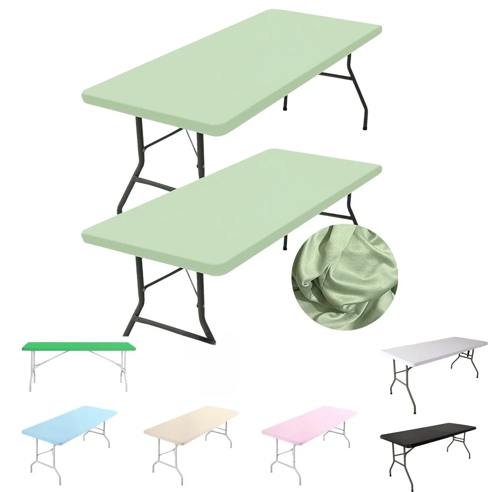

Anti-stain Tablecloth Washable Polyester Elastic Table Covers Protector for Picnic Outdoor Party Wedding Home Клеенка Для Стола