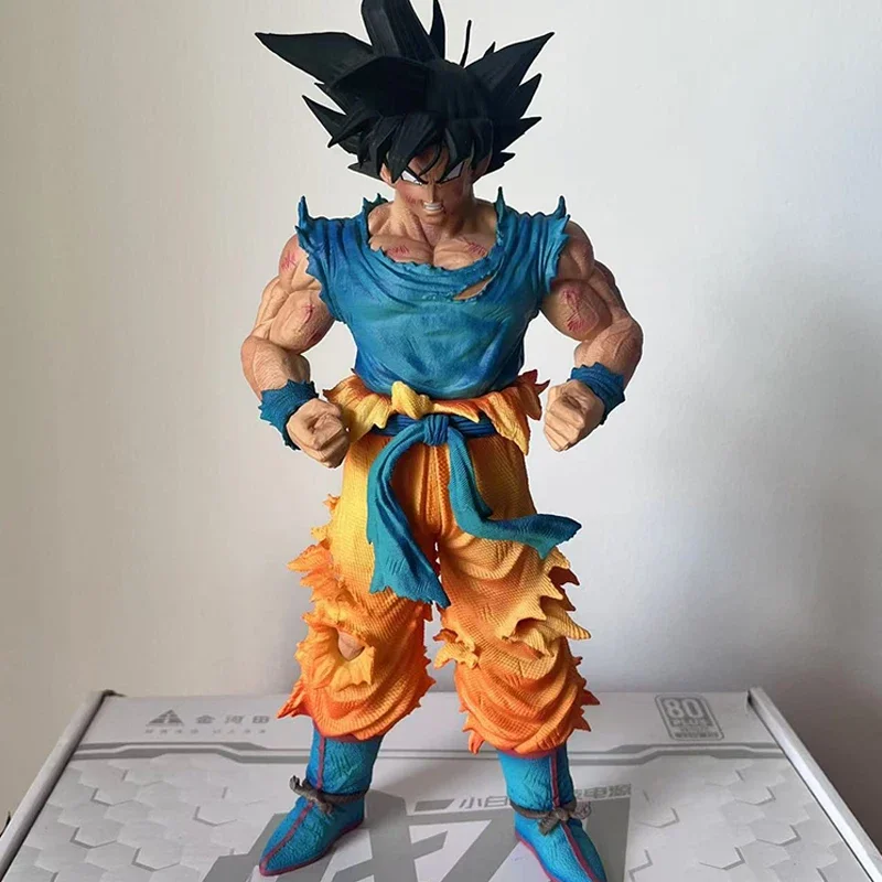 

YS Dragon Ball 28cm Anime Figure Son Goku Action Figure Super Saiyan One Anime Peripherals Customized Products Model Toy Gift
