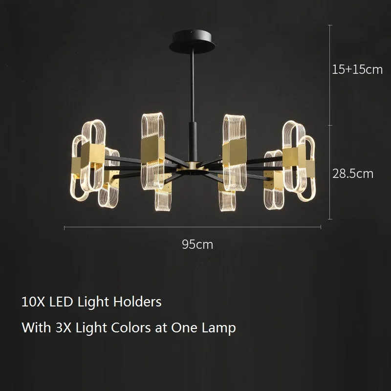 Kitchen LED Pendant Light Dinning Room Lamp Bar Ceiling Lights Bedroom Chandelier Lighting 15W Warm White LED Bulb Holder