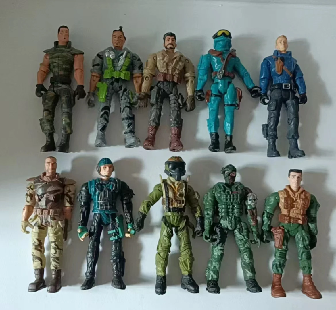 10pcs/lot Lanard the Corps Special Force Action Figure Toy 3.75