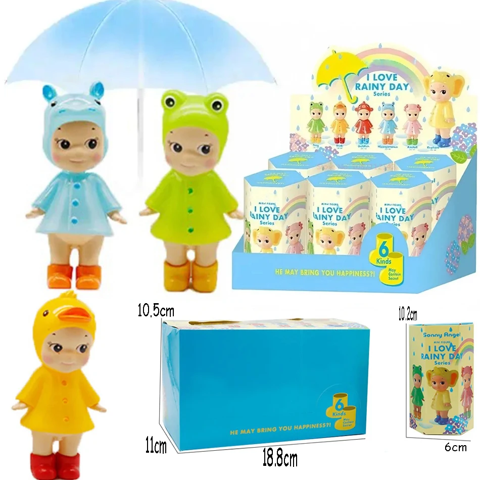 

Angel I Love Rainy Day Series Mystery Blind Box Kawaii Виниловая мини-фигурка Настольный декор для девочек и детей Периферийные устройства Подарок на день рождения