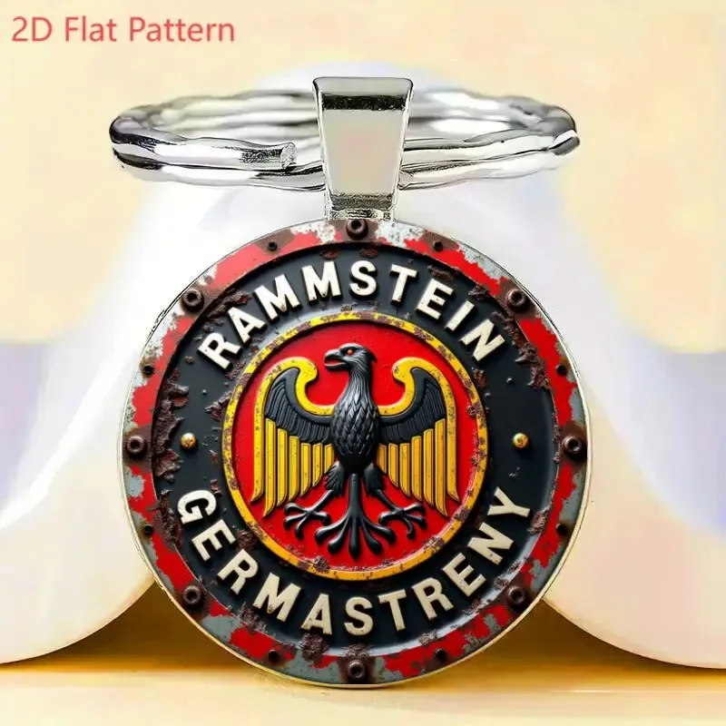 Немецкий брелок с флагом и картой Германии, черный цвет, купол, классические брелки для мужчин и женщин, брелок для ключей, ювелирные изделия, подарки