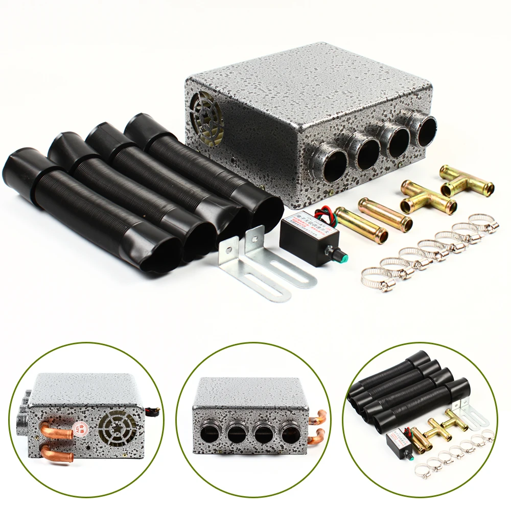 12V 8A Universal Underdash Heater Heat w/ Speed Switch for Car or Truck 4 ports Car Accessories