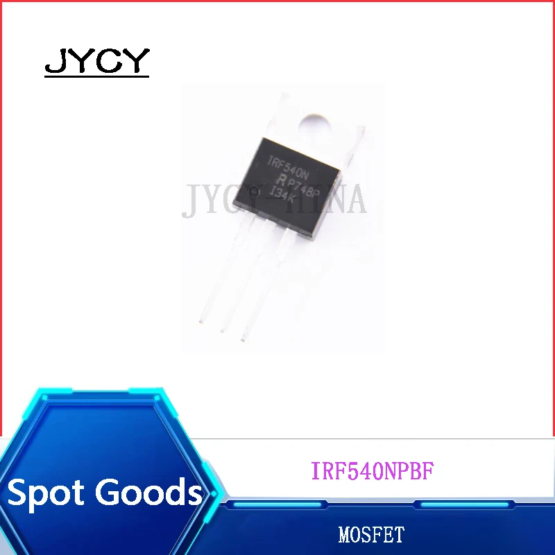 5PCS/lote IRF540NPBF Original stock IRF540N  TO-220 100V/33A  MOSFET