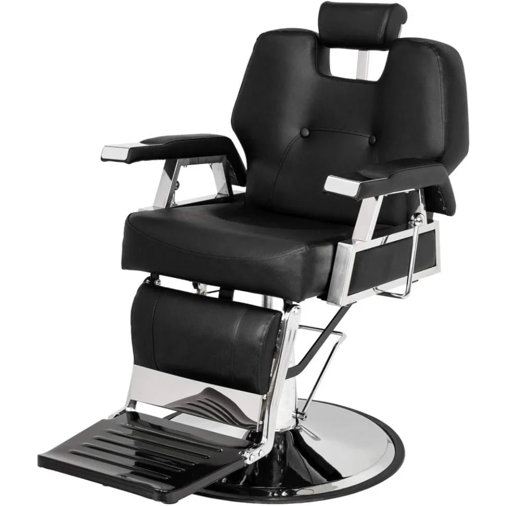 Barber Chair Heavy Duty Reclining Salon Chair for Hair Stylist, All Purpose Hairdressing Chair, Barbershop Tattoo