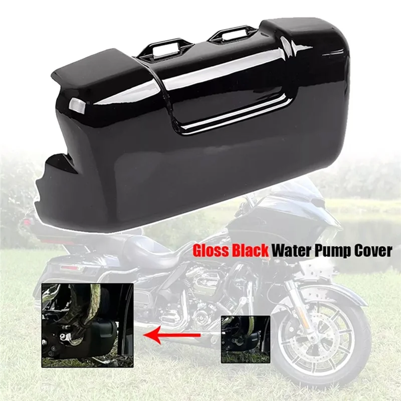 

A30M-Gloss Black Water Pump Cover Fit For TRI GLIDE ULTRA FLHTCUTG 2017-2023